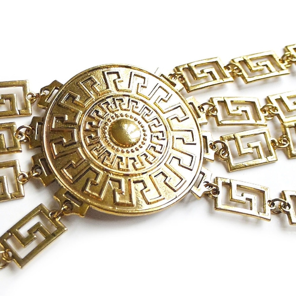 BNWT ORIGINAL VERSACE FOR H&M GOLD MEDALLION CHOKE